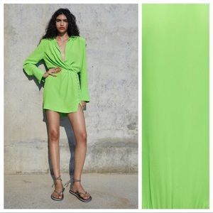 Zara neon dress. NWT.